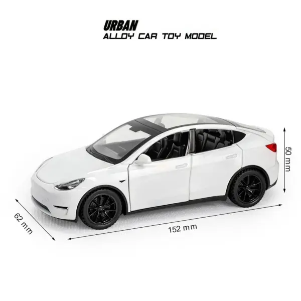 1:32 Tesla Model Y Diecast Metal Car Model - Image 10