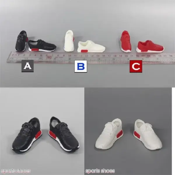 1/6 Scale Casual Sports Shoes for Action Figures