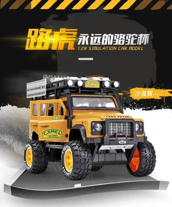 1:28 Scale Land Rover Defender Diecast Model - Image 3