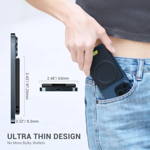 Magnetic Wallet Case for iPhone 13-16 Series - Image 4