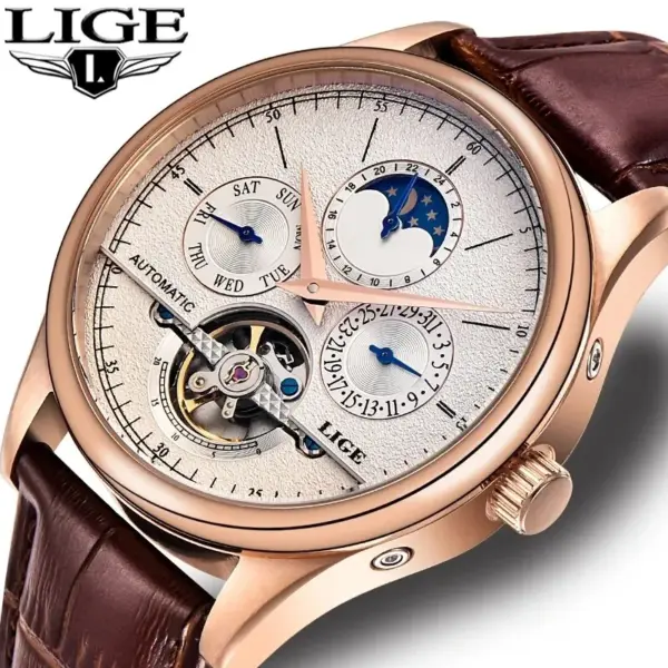 LIGE Automatic Mechanical Men's Watch