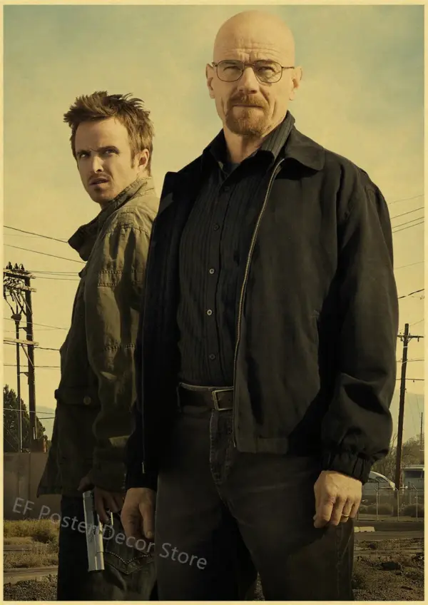 Breaking Bad Retro Canvas Wall Art Poster - Image 18