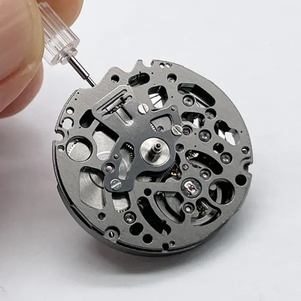 Genuine NH72A Black Skeleton Watch Movement - Image 3