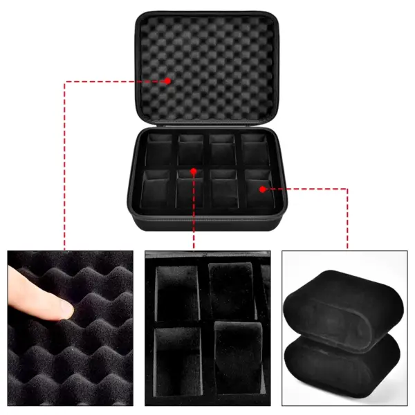 8-Slot Watch Box Organizer for 42mm Watches - Image 4