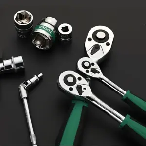 12-Piece Ratchet Wrench Socket Set 72 Tooth 10 Sd8b64e0aca9c42c58d7923b3d4d98118y