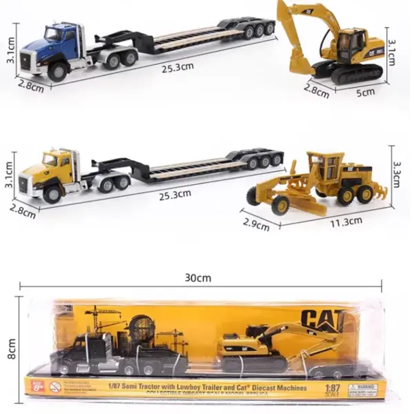 1:87 Kenworth T880s CAT CT681 Alloy Truck Model - Image 6