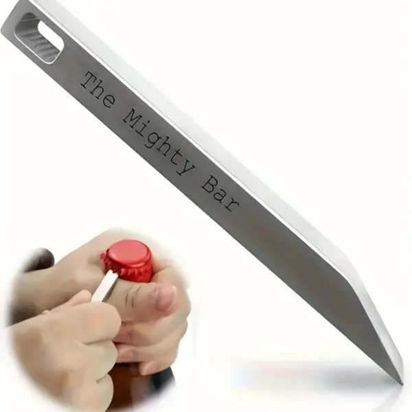 Stainless Steel Mighty Bar Pocket Knife Opener - Image 4