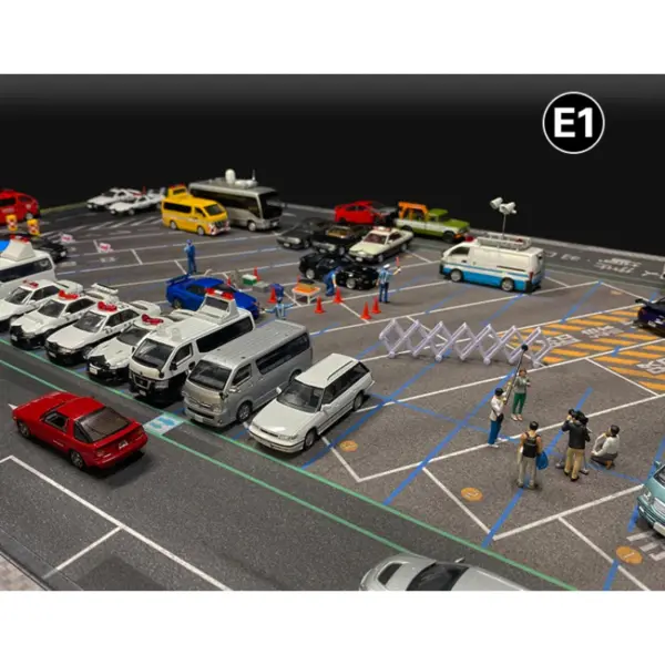 1:64 Scale 80x55cm Model Car Parking Mat - Image 3