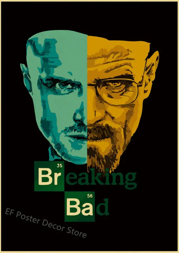 Breaking Bad Retro Canvas Wall Art Poster - Image 21