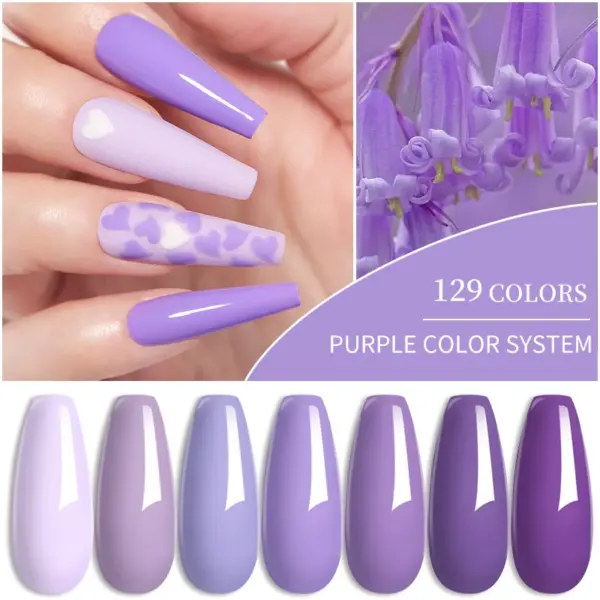 LILYCUTE 129 Colors 7ml Nail Gel Polish - Image 3