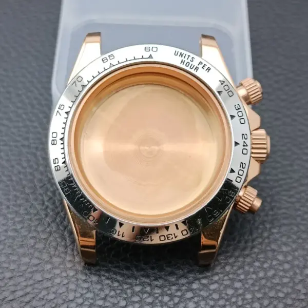 39.3mm Stainless Steel Watch Case for VK63 - Image 11