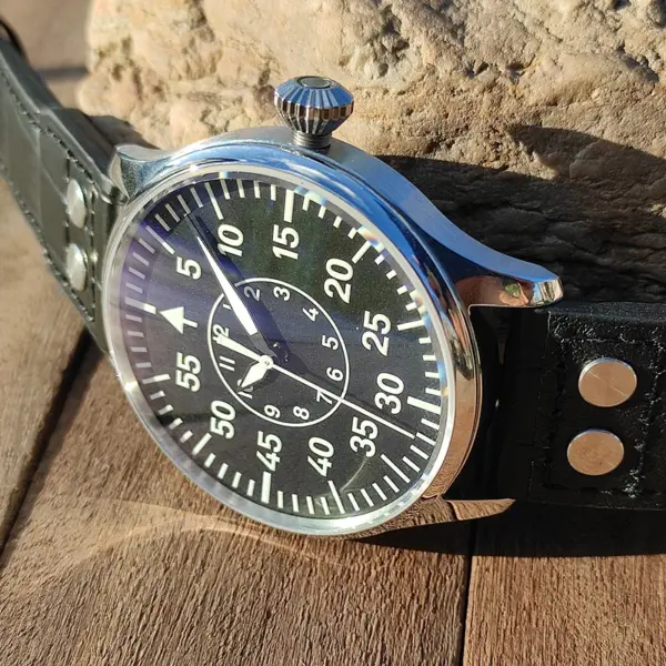 Men's 44MM Automatic Mechanical Pilot Watch - Image 3