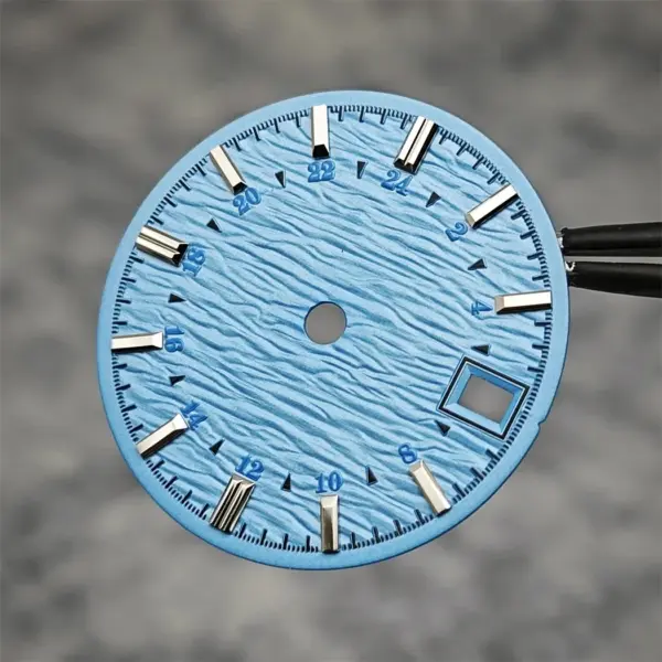 28.5mm Water Ripple Watch Dial for NH34/NH35 - Image 8