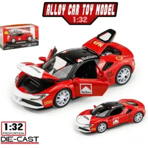 1:32 Scale Ferrari SF90 Diecast Model Car 15 Sda199bcc159545b4a455a799e57a3a04B