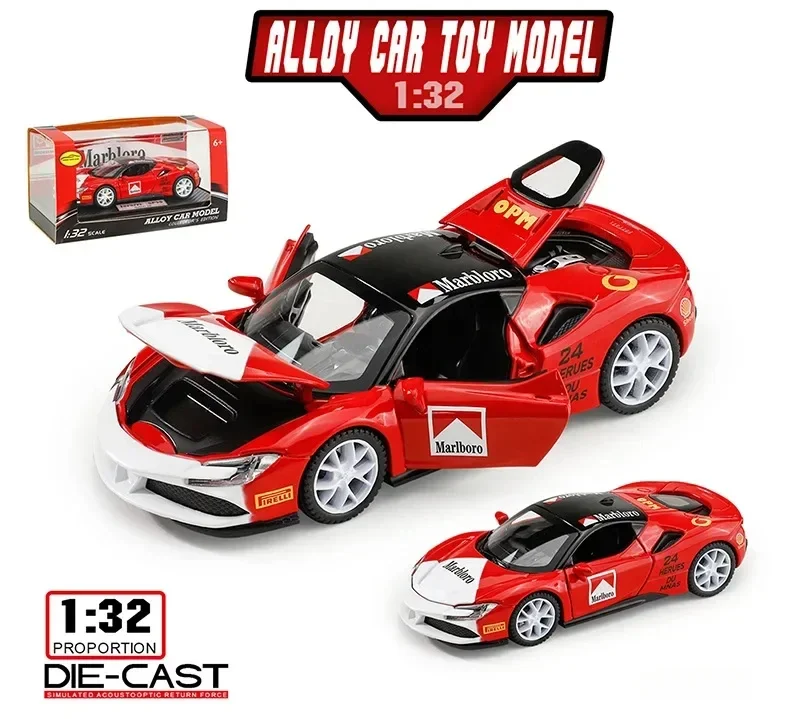 1:32 Scale Ferrari SF90 Diecast Model Car 8 1:32 Scale Ferrari SF90 Diecast Model Car - Image 8