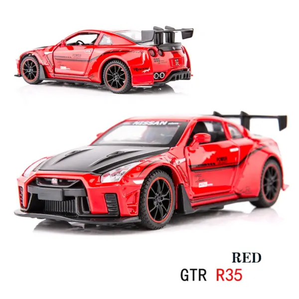 1:32 Scale Alloy GTR Toy Car Model - Image 8