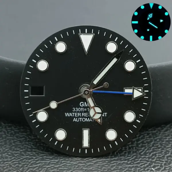 28.5mm Luminous Watch Dial for NH34 Movement - Image 4