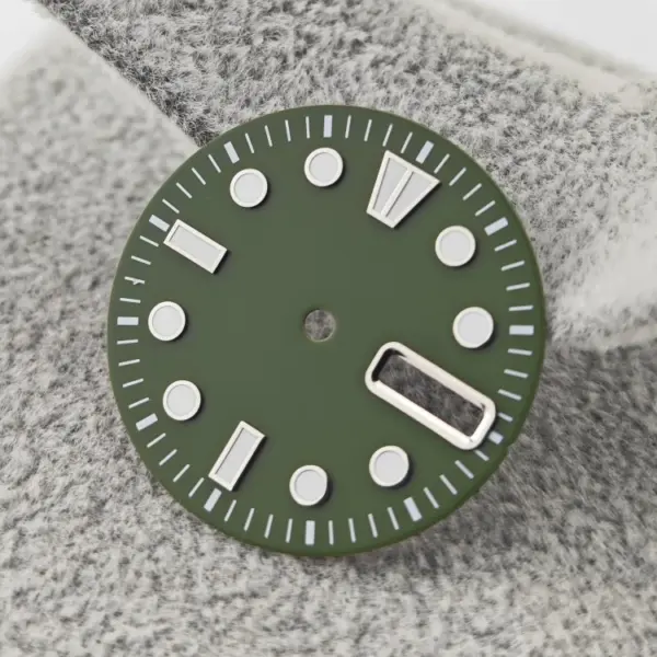 NH36 Watch Dial 28.5mm BGW9 Ice Blue - Image 7