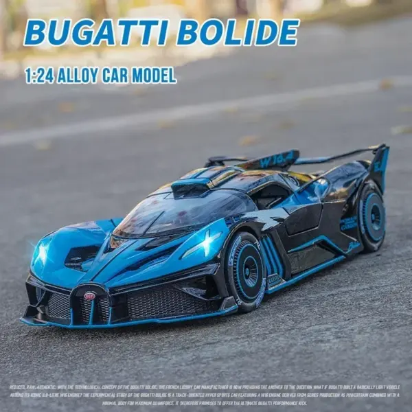 1:24 Bugatti Bolide Alloy Diecast Model Car