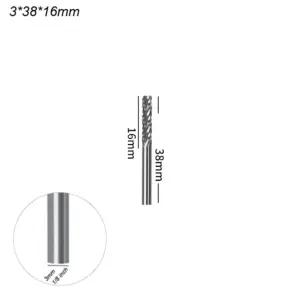 3mm 1/8 Inch Long Shank Carbide Burr Set 18 Sda7043f31b26479dbedc76fd27866e19p