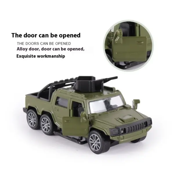 1/36 Scale Military Alloy Toy Vehicle Model - Image 2