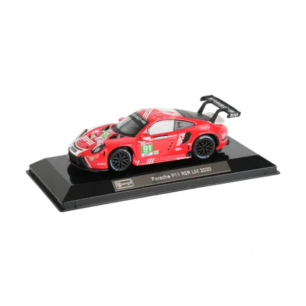 Bburago 1:43 Porsche 911 RSR LM Model Car - Image 4