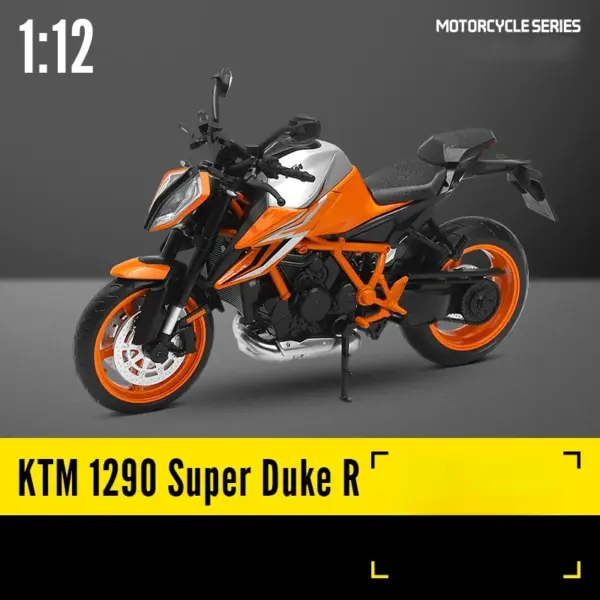 1:12 KTM 1290 Super Duke R Die-cast Model - Image 10