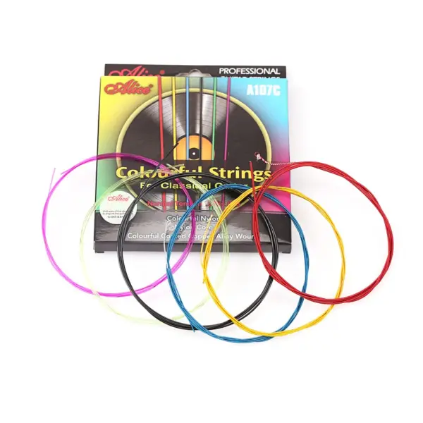 Alice A107C Colorful Nylon Guitar Strings Set - Image 2