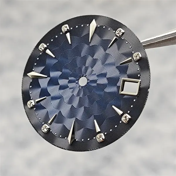 29mm Women's Watch Dial with Diamond Design - Image 3