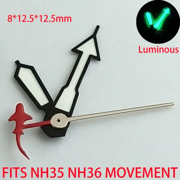 NH35 NH36 Watch Hands Green Luminous Set - Image 10