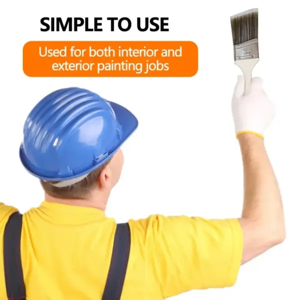 5pcs Wood Paint Brush Set for DIY Projects - Image 5