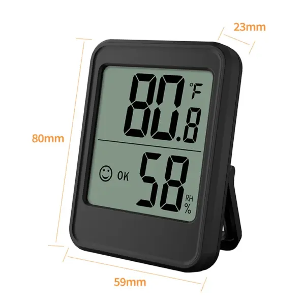 Digital Thermometer Hygrometer with LCD Display - Image 6