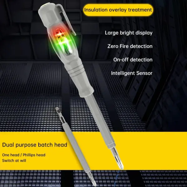 Magnetic Voltage Tester Screwdriver Pen AC24-250V - Image 4