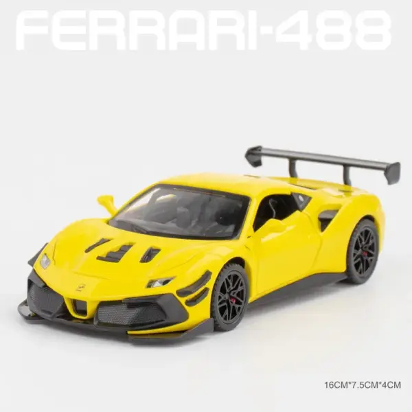 1:32 Ferrari 488 Diecast Alloy Car Model - Image 9