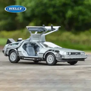 WELLY 1:24 DMC-12 Delorean Diecast Model Car 15 Sdbbe173f51ec4712b9b5135db182a818i
