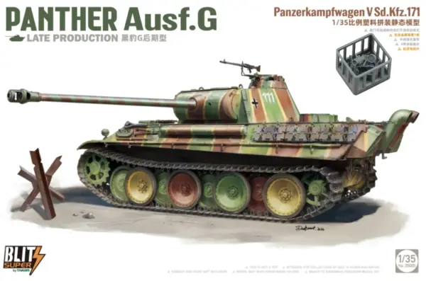 1/35 Panther Ausf.G Late Production Model Kit - Image 2