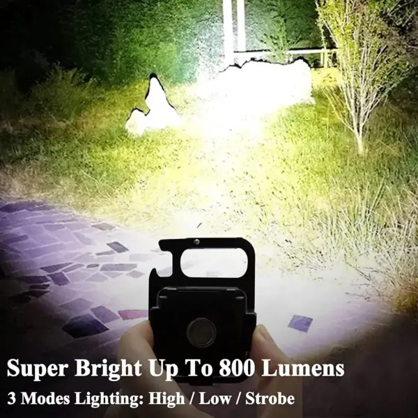Mini COB LED Flashlight with Bottle Opener - Image 2
