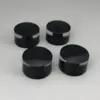 4-Piece Black Metric Guitar Knob Set