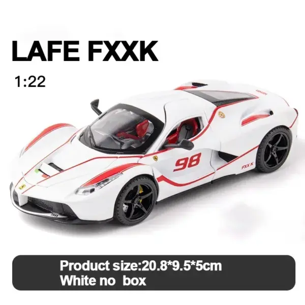 1/22 Scale Ferrari FXX K Diecast Model Car - Image 9