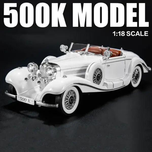 1:18 Mercedes-Benz 500K Diecast Model Car - Image 9