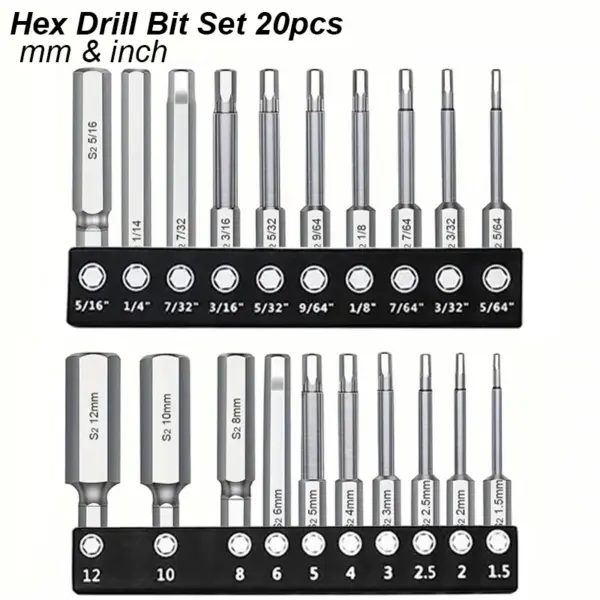 Magnetic Hex Head Allen Wrench Bit Set - Image 8