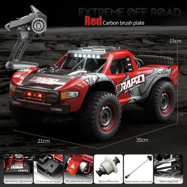 JJRC Q130 1:14 Remote Control Off-Road Car - Image 9