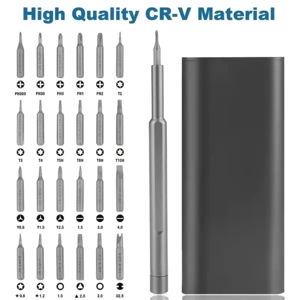 25-in-1 Magnetic Screwdriver Set for Repairs - Image 4