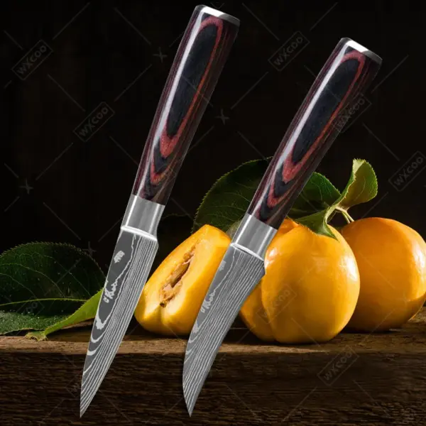 Stainless Steel Kitchen Knife Set 3 Pieces - Image 2