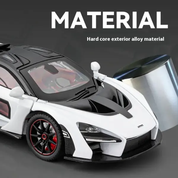 1:24 McLaren Senna Diecast Car Model - Image 5