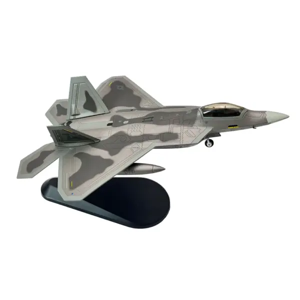 1:100 Scale Diecast F-22 Raptor Model - Image 6