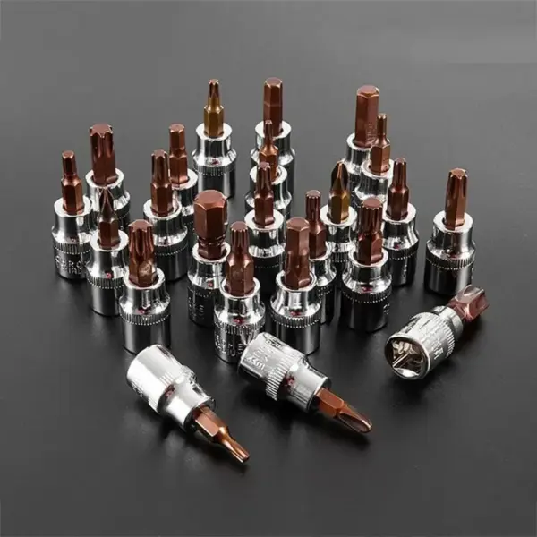 3/8 Inch Drive Torx Hex Socket Bit Set - Image 6
