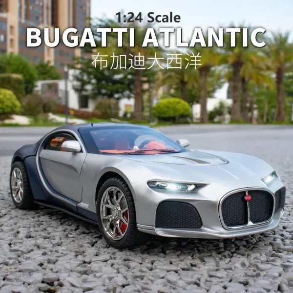 1:24 Bugatti Atlantic Diecast Model Car Toy