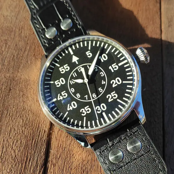 Men's 44MM Automatic Mechanical Pilot Watch - Image 2