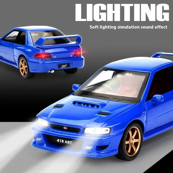 1:32 Subaru Impreza WRX STI Diecast Model Car - Image 5